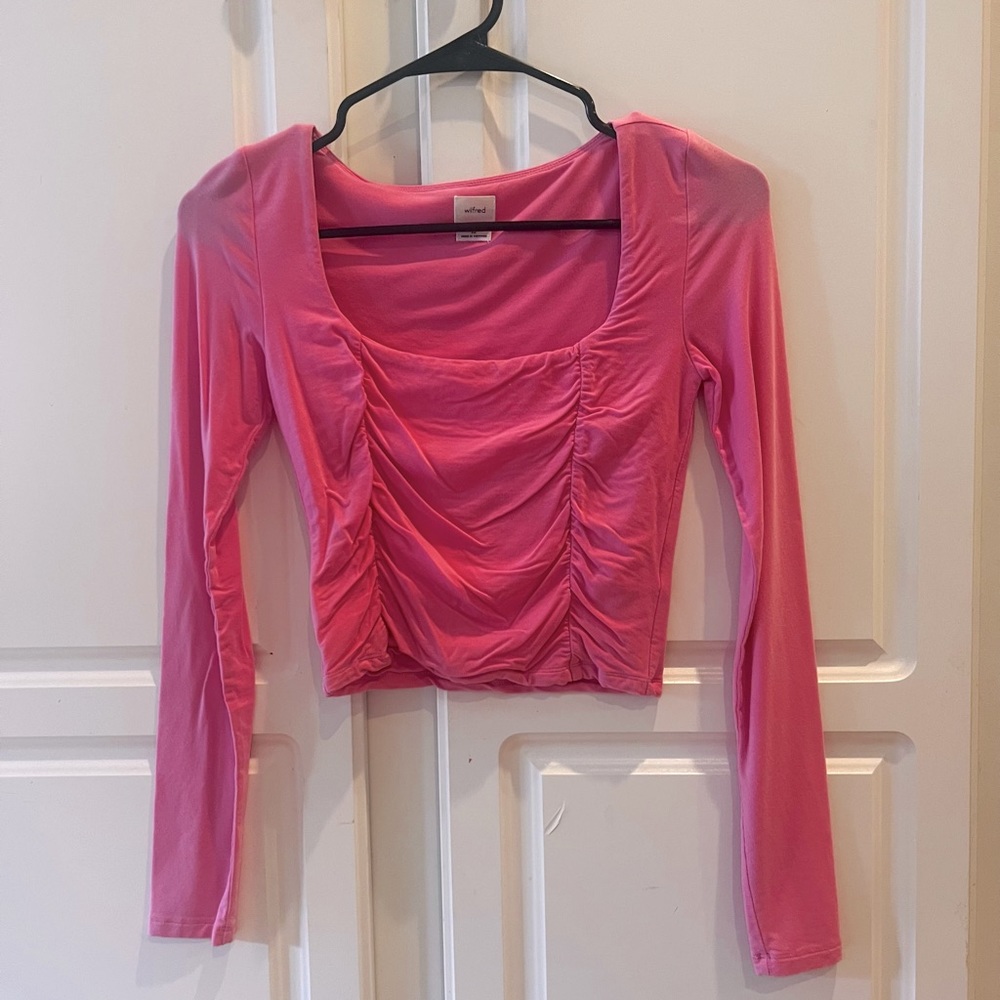 Aritzia Pink Top NWOT size XS